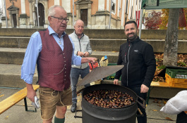 Maronibraten mit LR Simone Schmiedtbauer